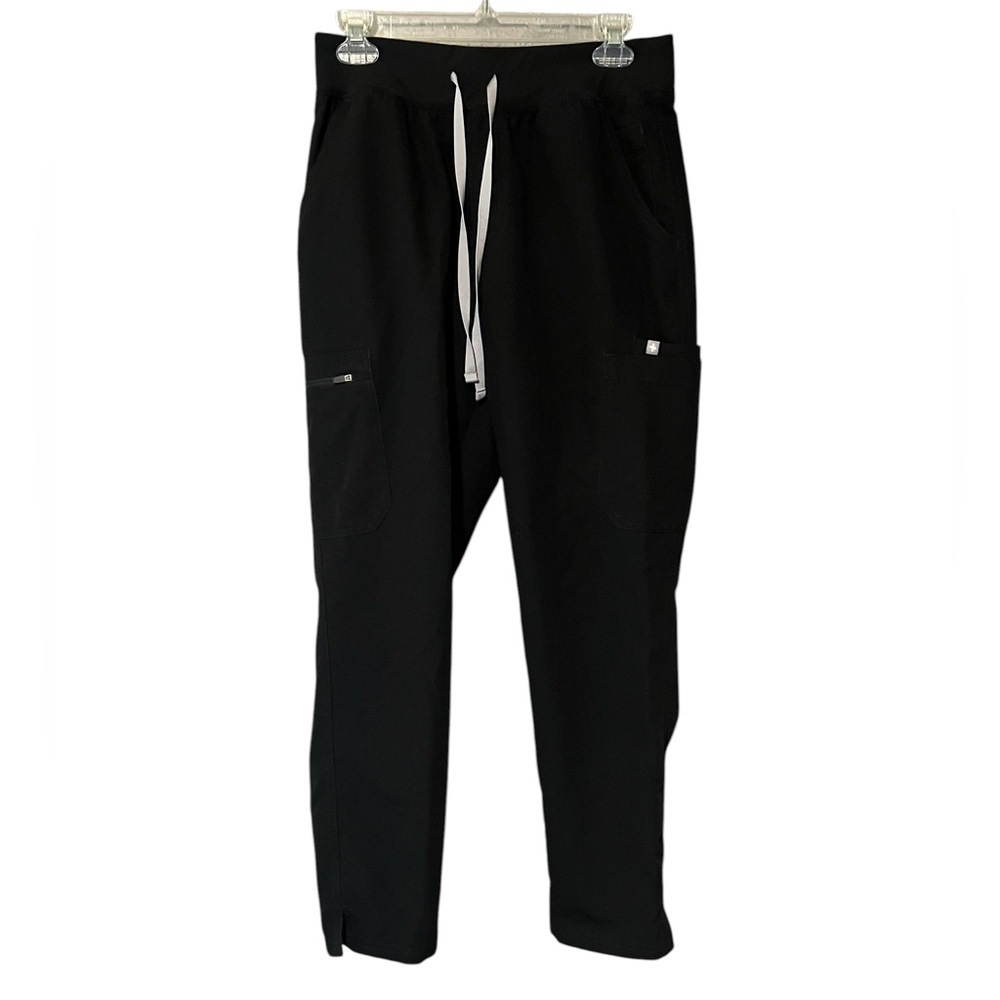 FIGS‎ Black Technical Scrub Pants M/P Yola High Waisted Stretch Pockets